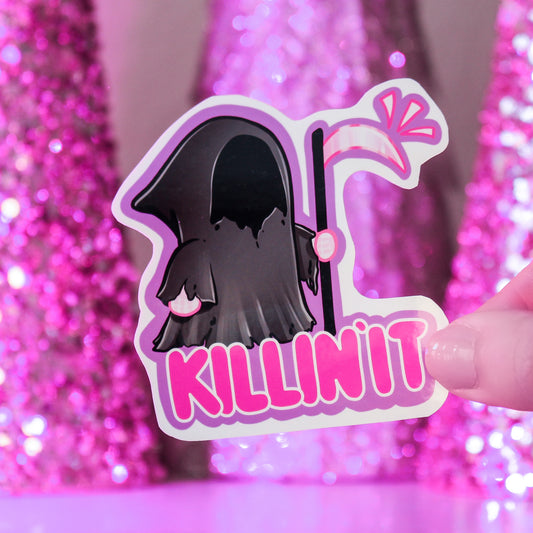 Killin' It! Grim Reaper Sticker