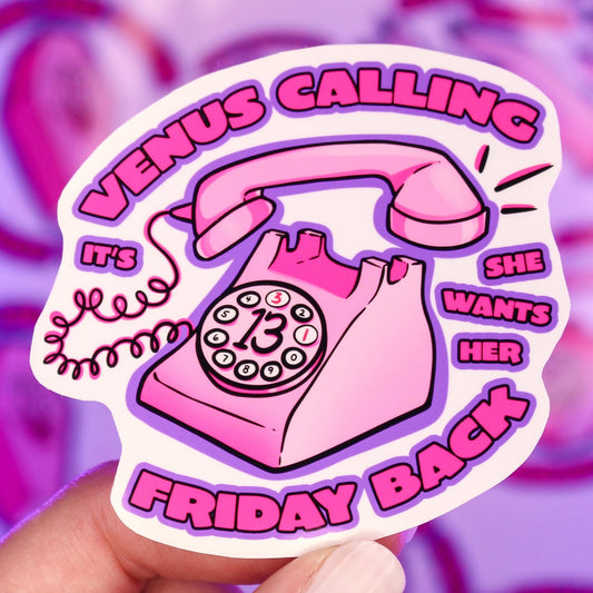 Venus Is Calling Sticker